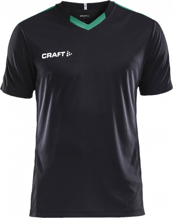 Craft - Progress Contrast Jersey - Black & green