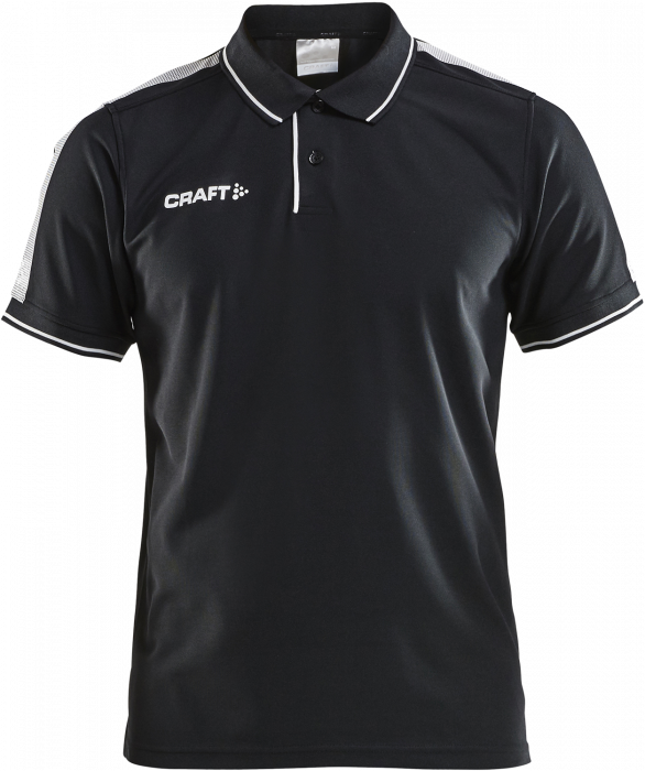 Craft - Pro Control Poloshirt Youth - Black & white