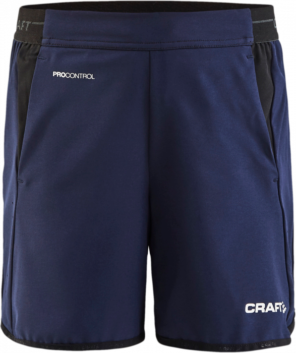 Craft - Pro Control Impact Shorts Junior - Navy blue & white