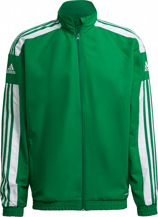 Adidas - Squadra 21 Presentation Jacket - Green & white