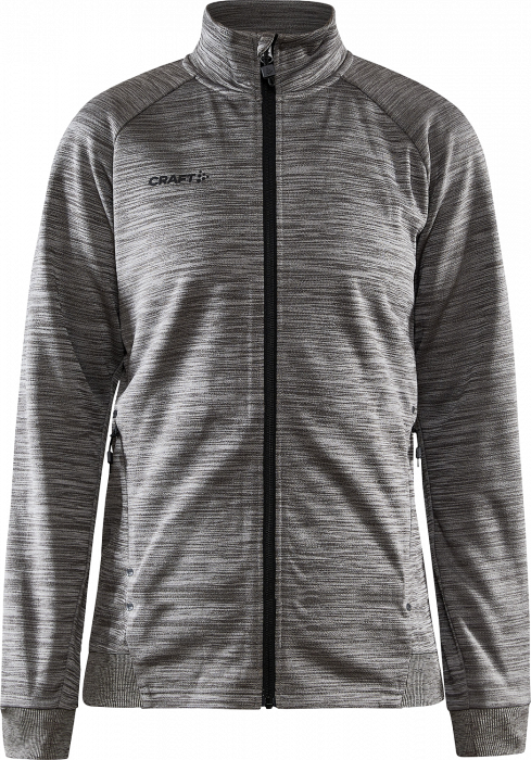 Craft - Adv Unify Zip Sweatshirt Woman - Dark Grey Melange