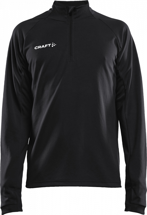 Craft - Evolve Shirt With Half Zip Junior - Black