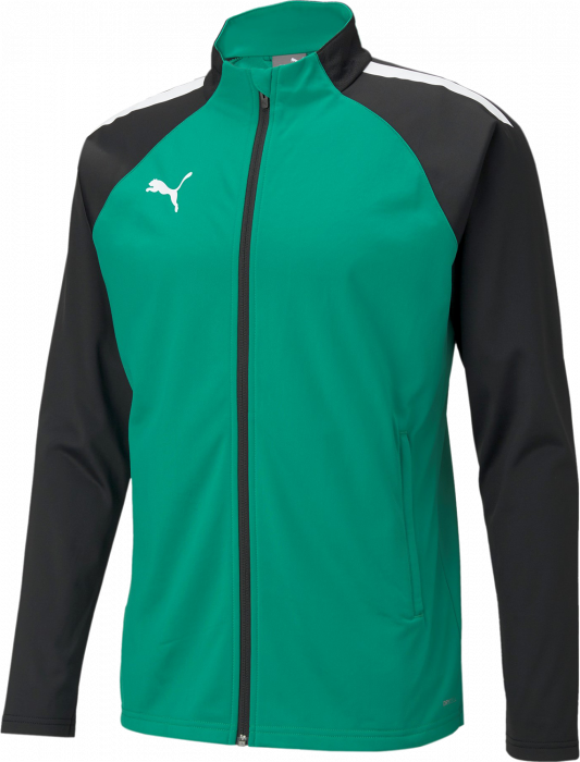 Puma - Teamliga Training Jacket - Green & black
