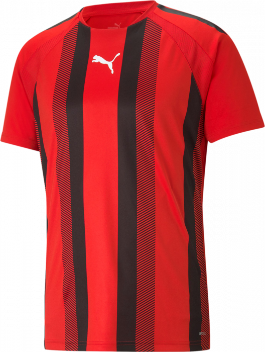 Puma - Teamliga Striped Jersey - Red & black