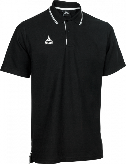 Select - Oxford Polo T-Shirt - Black