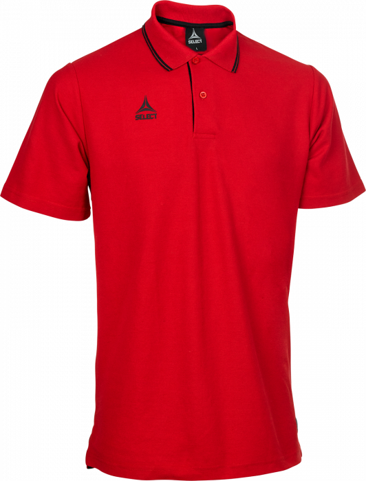 Select - Oxford Polo T-Shirt - Red